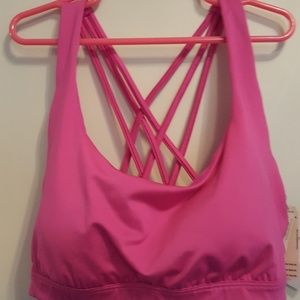 Strappy sports bra